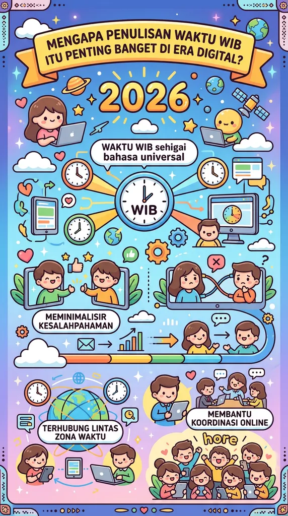 Mengapa Penulisan Waktu WIB Itu Penting Banget di Era Digital?